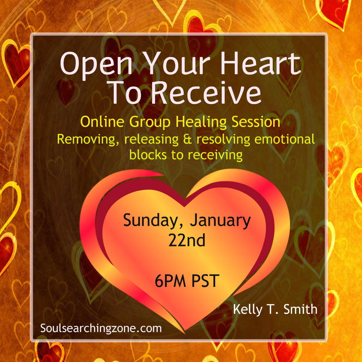 Group Online Healing Session- Open Your Heart to receive! 